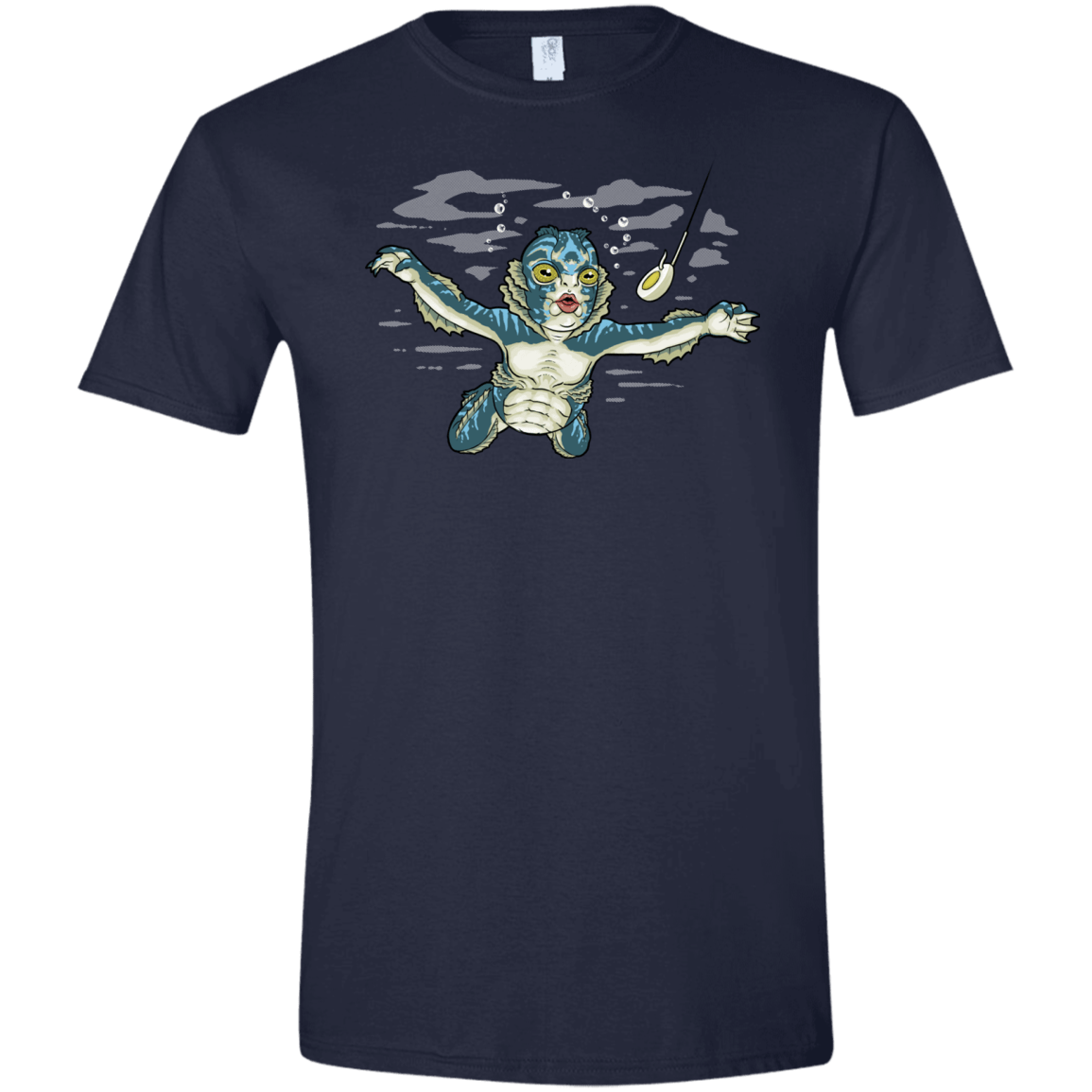 T-Shirts Navy / X-Small Watermind Men's Semi-Fitted Softstyle