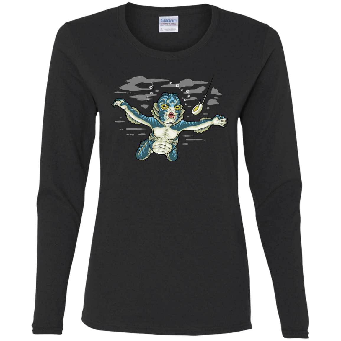 T-Shirts Black / S Watermind Women's Long Sleeve T-Shirt
