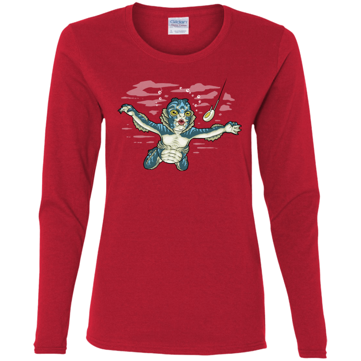 T-Shirts Red / S Watermind Women's Long Sleeve T-Shirt