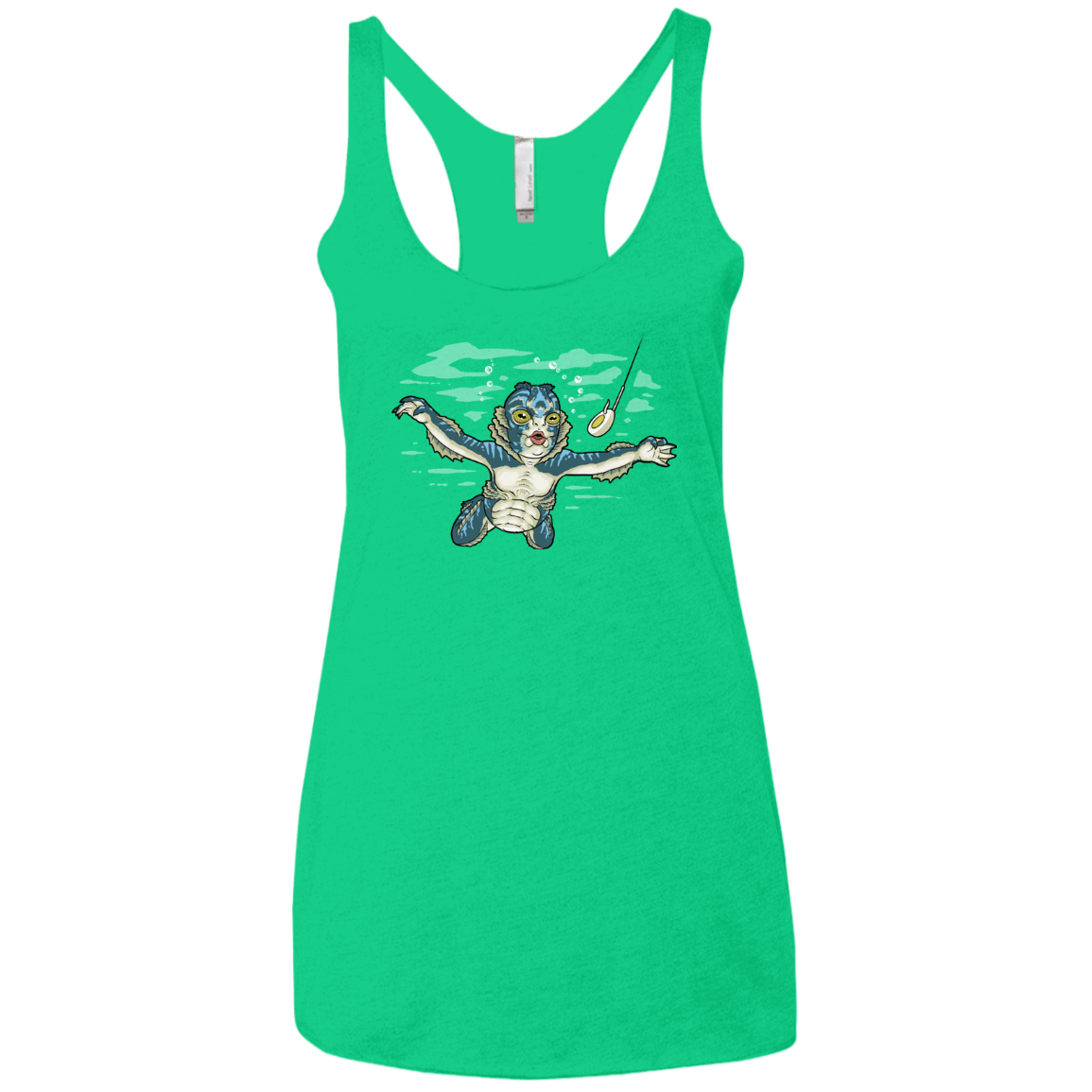T-Shirts Envy / X-Small Watermind Women's Triblend Racerback Tank