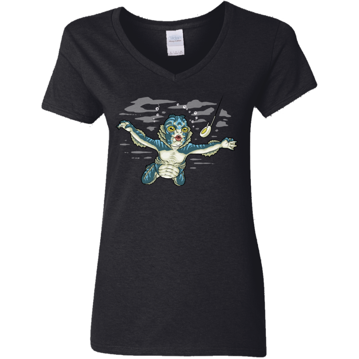 T-Shirts Black / S Watermind Women's V-Neck T-Shirt