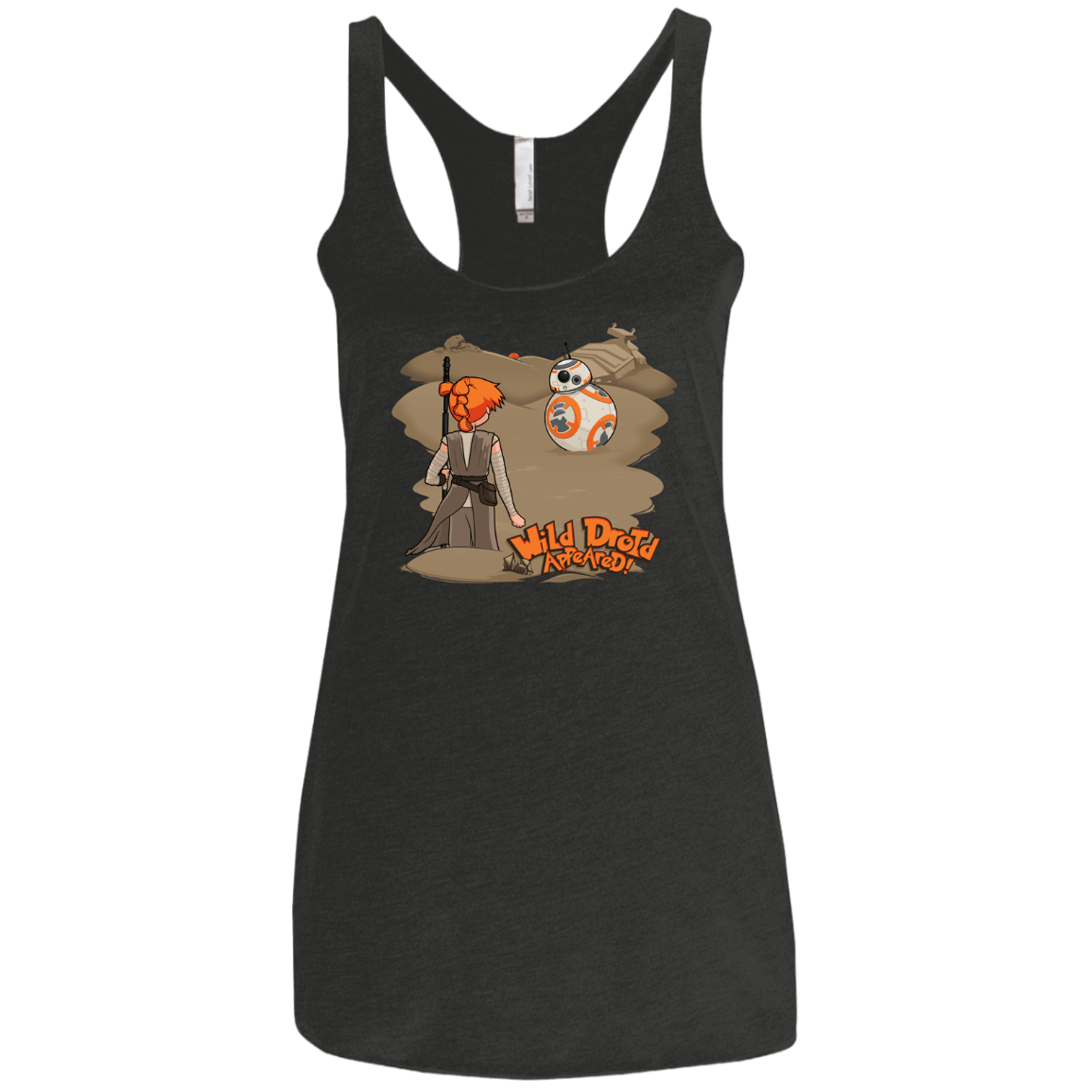 T-Shirts Vintage Black / X-Small WDA Women's Triblend Racerback Tank