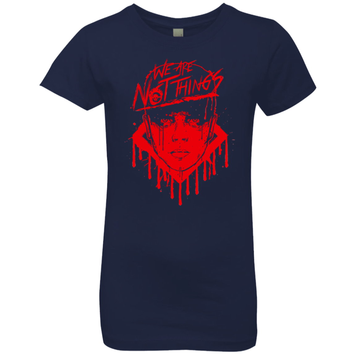 T-Shirts Midnight Navy / YXS We Are Not Things Girls Premium T-Shirt