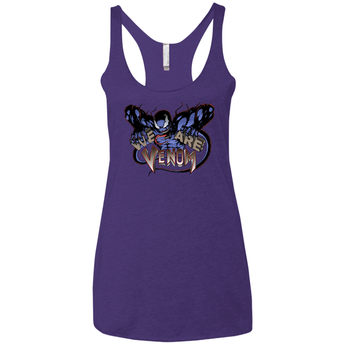 T-Shirts Purple Rush / X-Small We Are Venom Women's Triblend Racerback Tank
