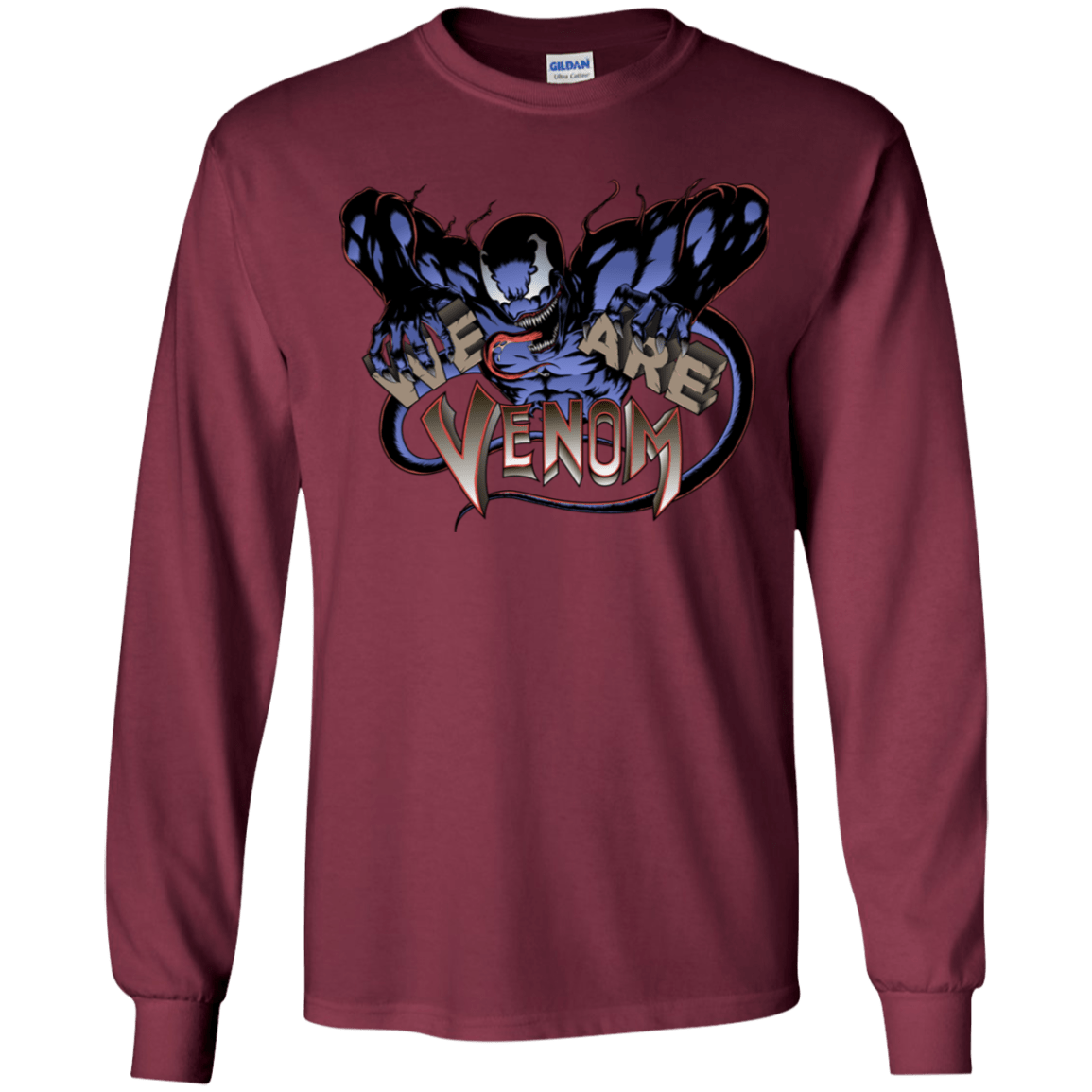 T-Shirts Maroon / YS We Are Venom Youth Long Sleeve T-Shirt