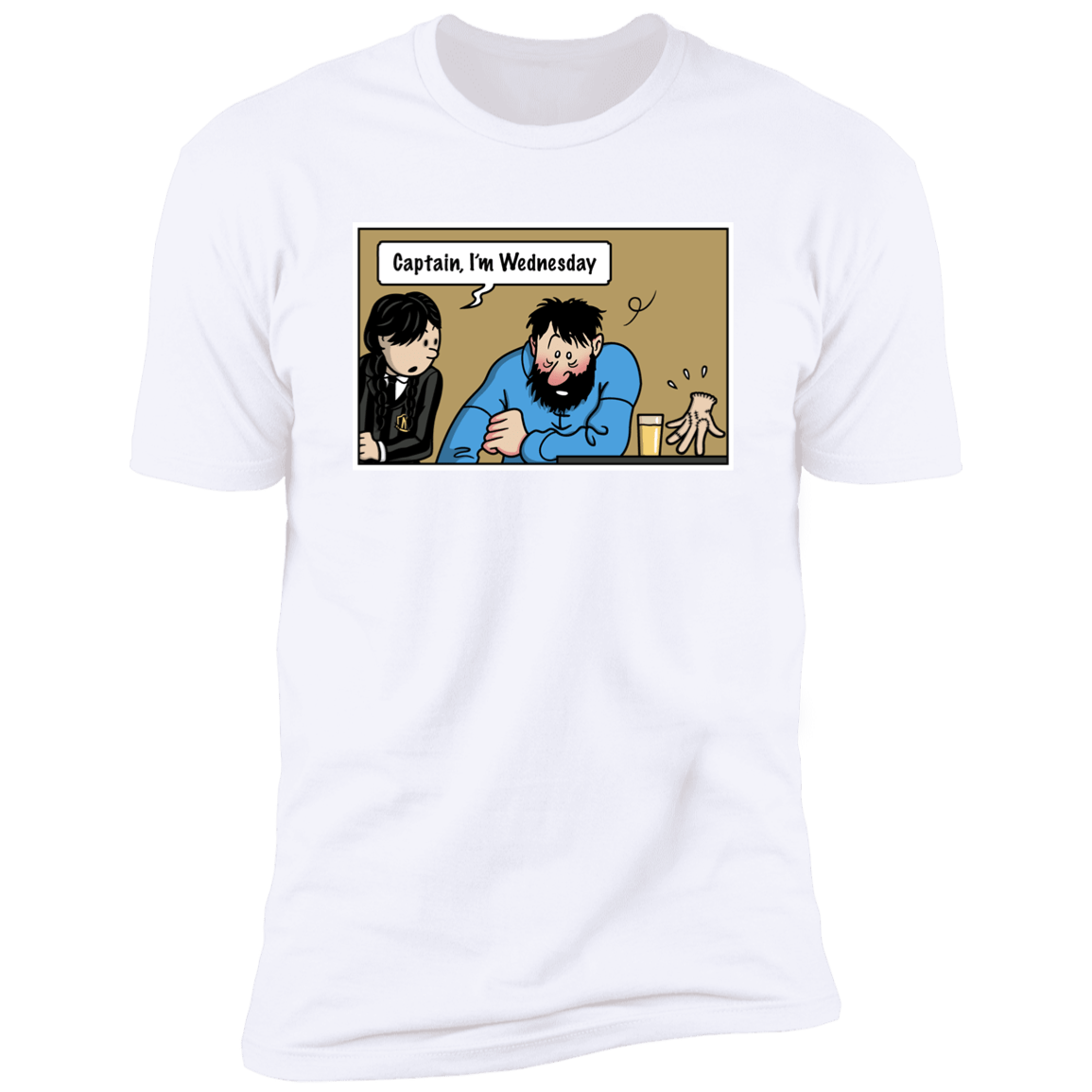 T-Shirts White / S Wednesday Meme Men's Premium T-Shirt