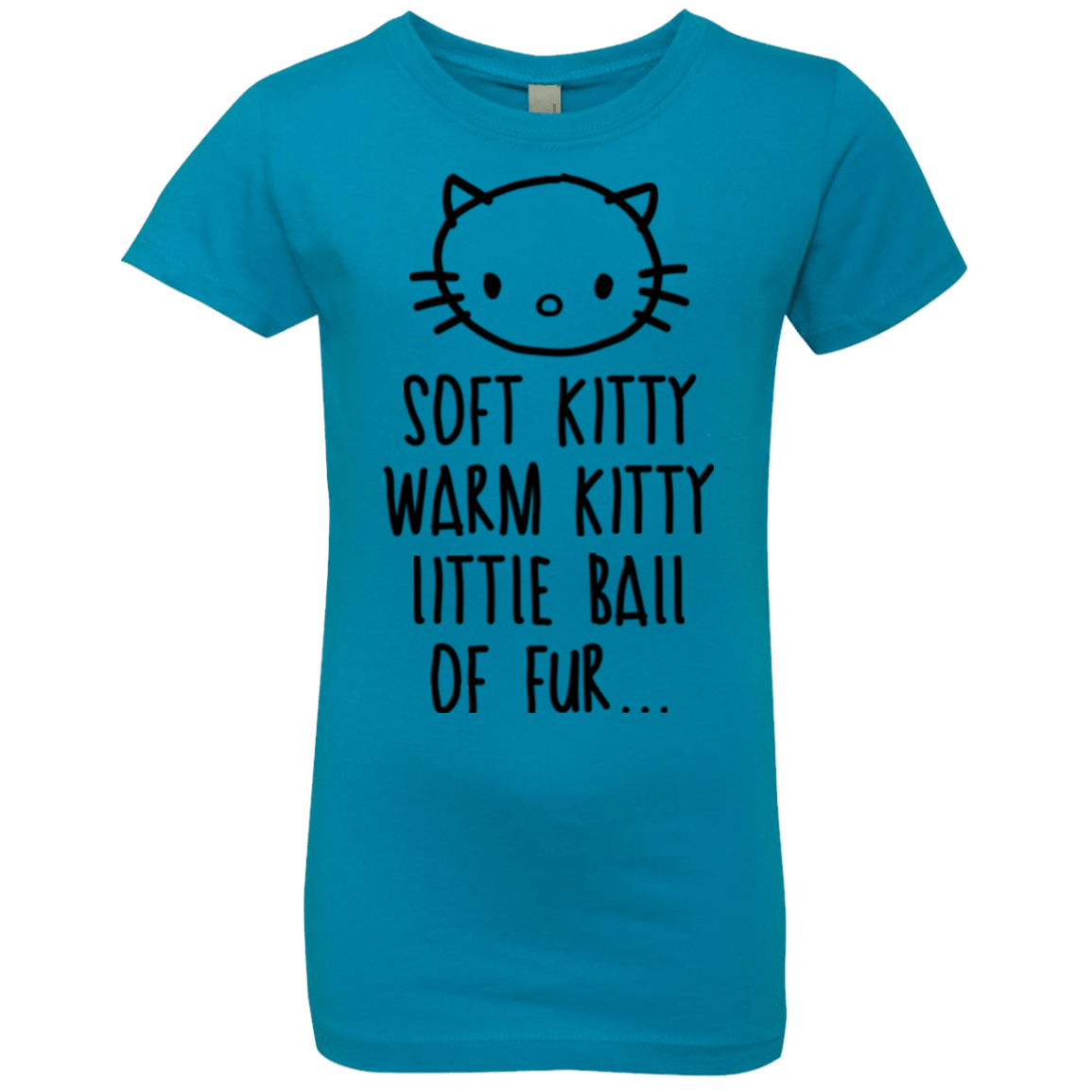 T-Shirts Turquoise / YXS Weird Kitty Girls Premium T-Shirt