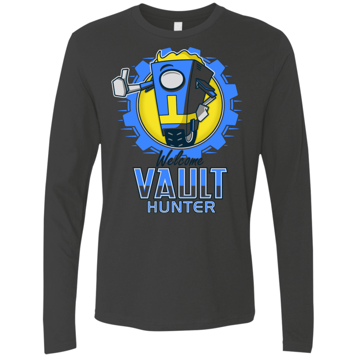 T-Shirts Heavy Metal / Small Welcome Vault Hunter Men's Premium Long Sleeve