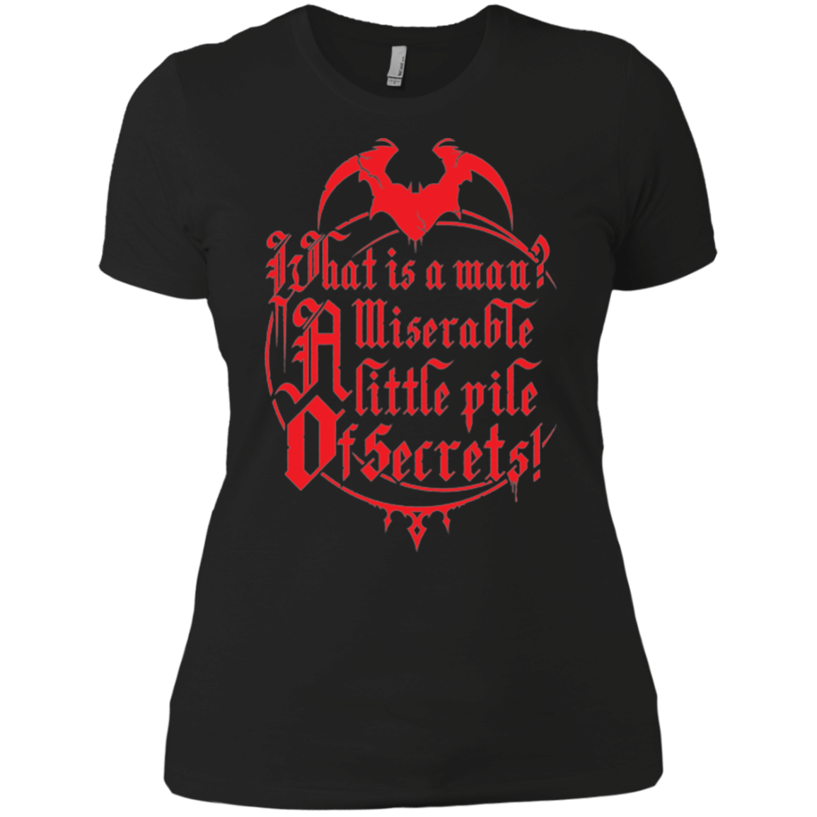 T-Shirts Black / X-Small What Is A Man Women's Premium T-Shirt