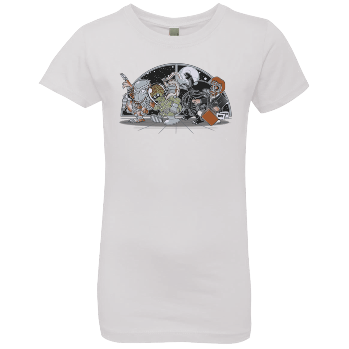 T-Shirts White / YXS Where The Nasty Aliens are Girls Premium T-Shirt