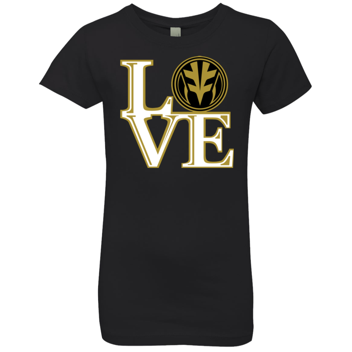 T-Shirts Black / YXS White Ranger LOVE Girls Premium T-Shirt