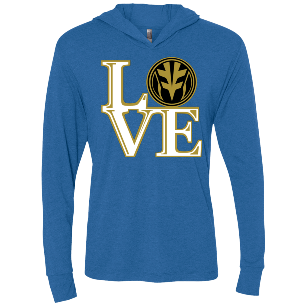 T-Shirts Vintage Royal / X-Small White Ranger LOVE Triblend Long Sleeve Hoodie Tee