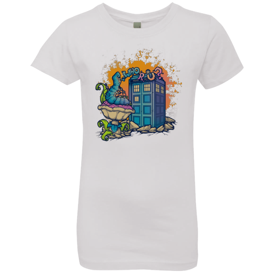 T-Shirts White / YXS WHO R U 2 Girls Premium T-Shirt