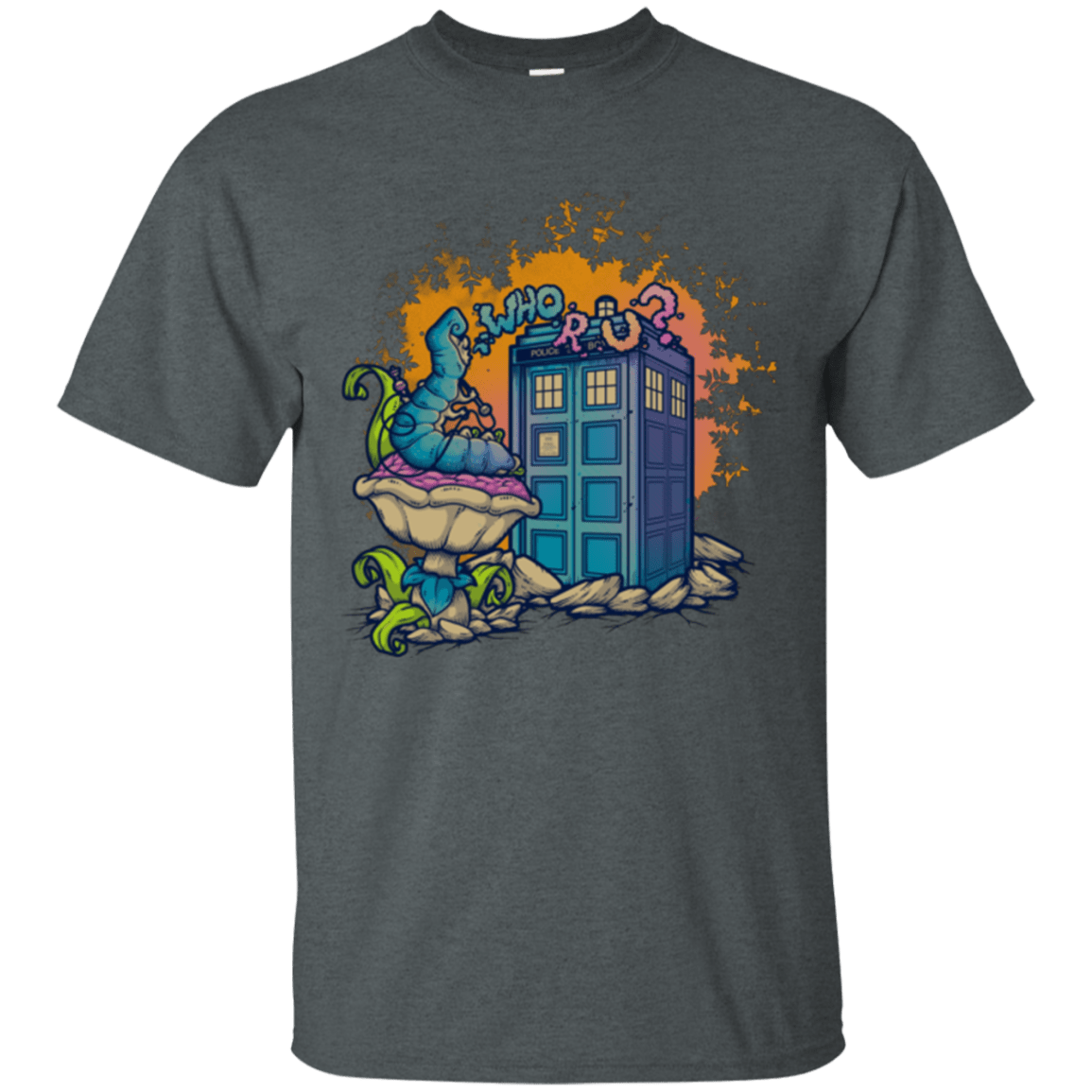 T-Shirts Dark Heather / Small WHO R U 2 T-Shirt