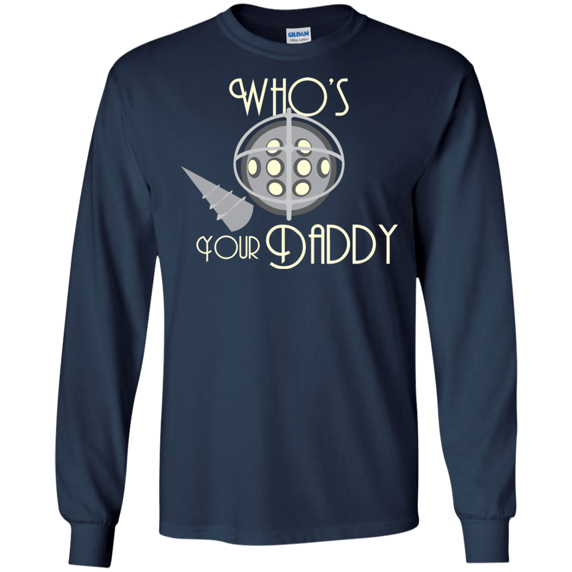 T-Shirts Navy / S Who's Your Daddy Men's Long Sleeve T-Shirt