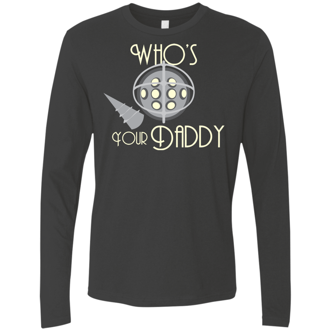 T-Shirts Heavy Metal / S Who's Your Daddy Men's Premium Long Sleeve
