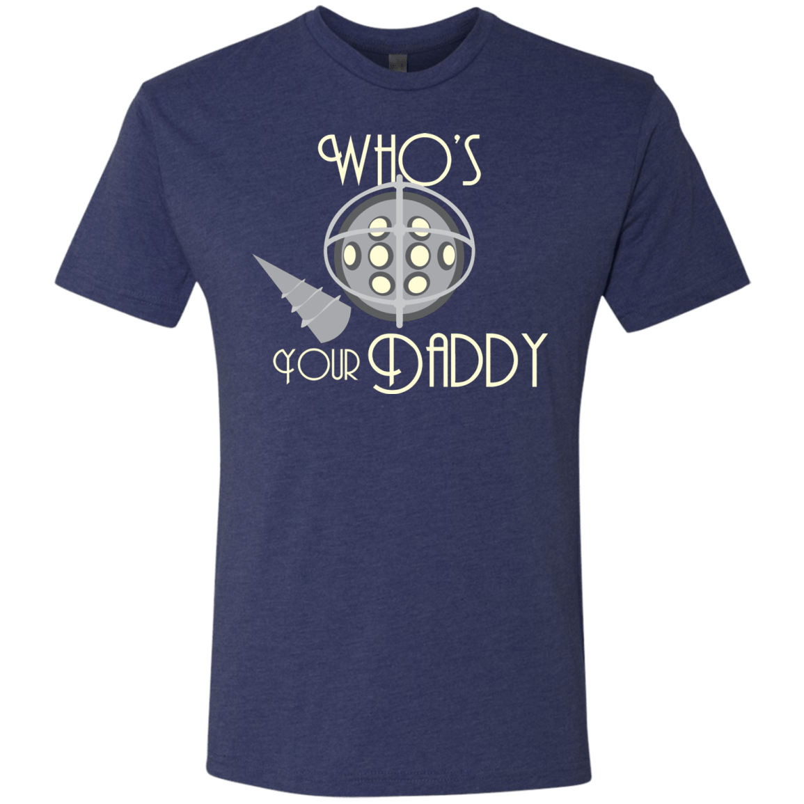T-Shirts Vintage Navy / S Who's Your Daddy Men's Triblend T-Shirt