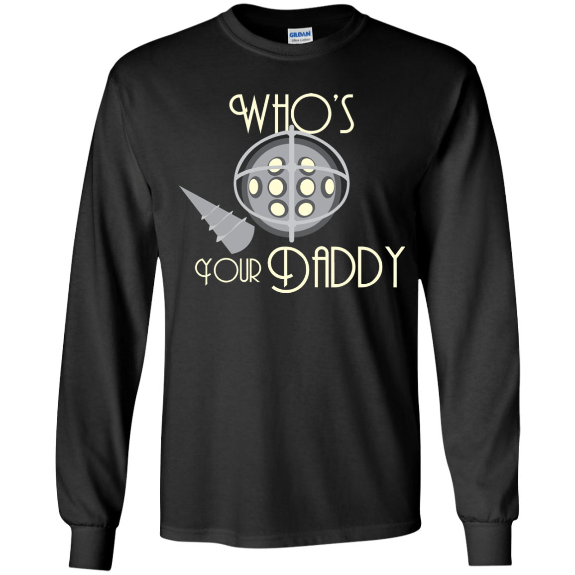 T-Shirts Black / YS Who's Your Daddy Youth Long Sleeve T-Shirt