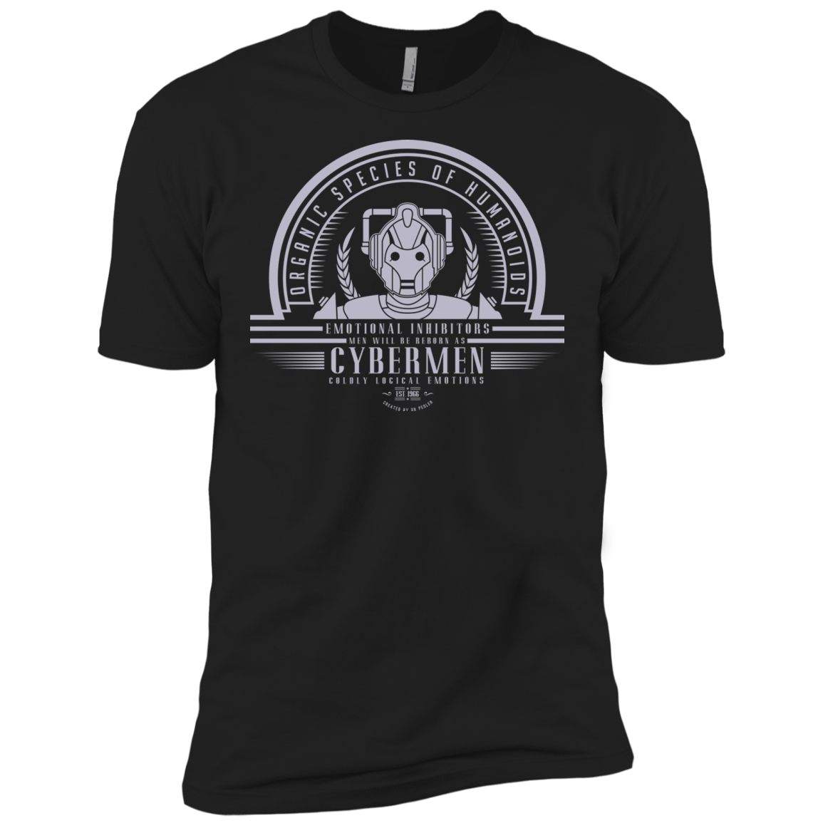 T-Shirts Black / X-Small Who Villains Cybermen Men's Premium T-Shirt