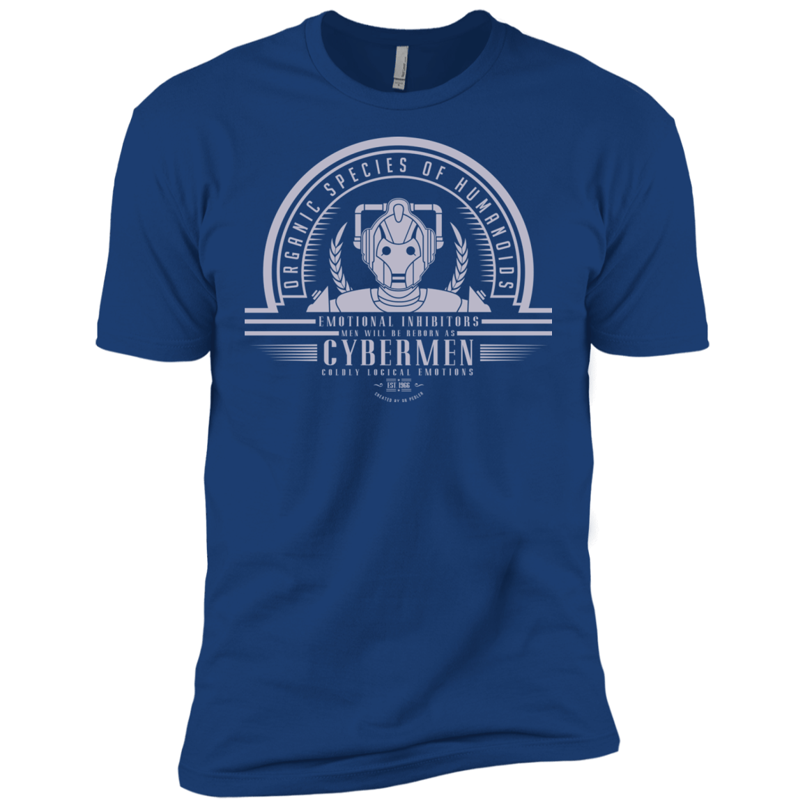 T-Shirts Royal / X-Small Who Villains Cybermen Men's Premium T-Shirt