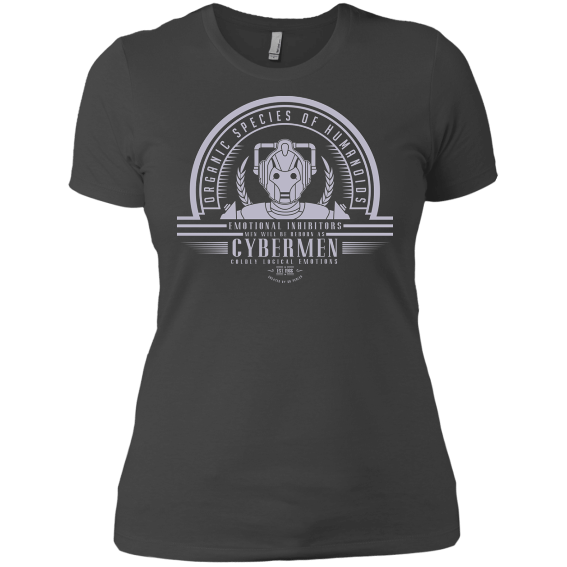 T-Shirts Heavy Metal / X-Small Who Villains Cybermen Women's Premium T-Shirt