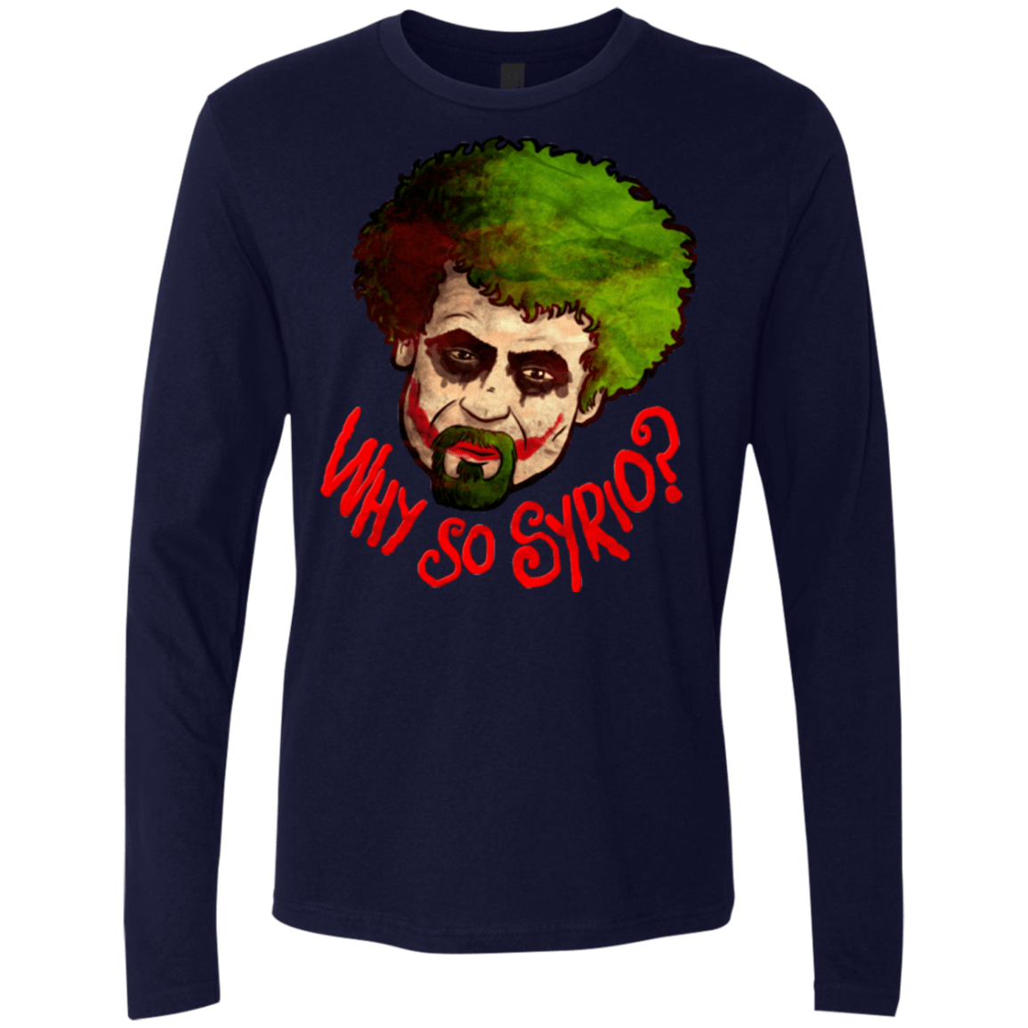 T-Shirts Midnight Navy / Small Why So Syrio Men's Premium Long Sleeve