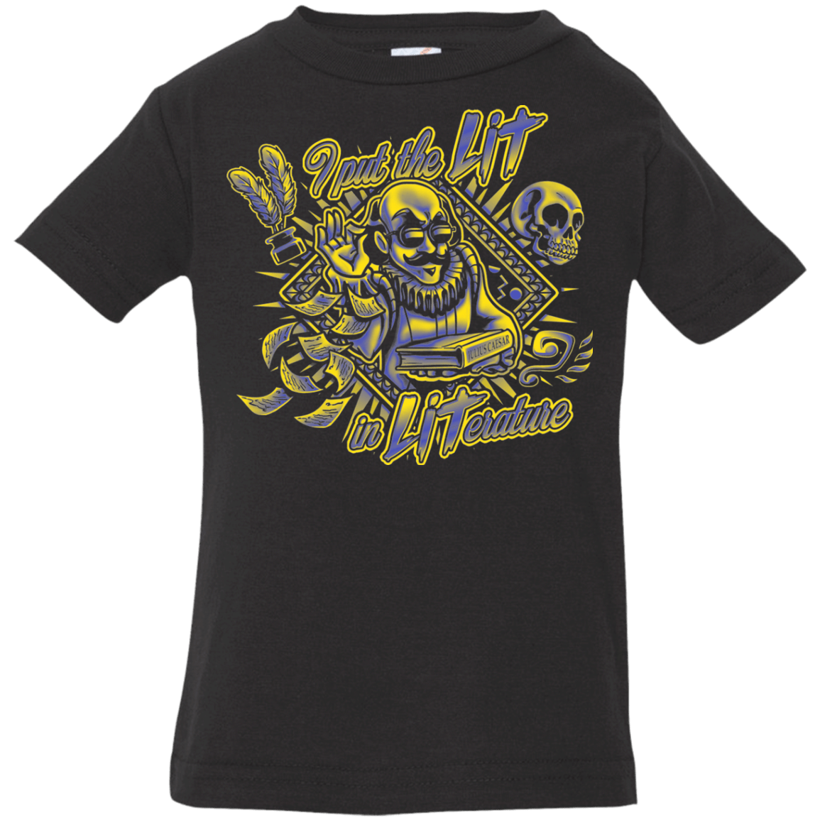 T-Shirts Black / 6 Months William Shakespeare Lit in Literature Infant Premium T-Shirt