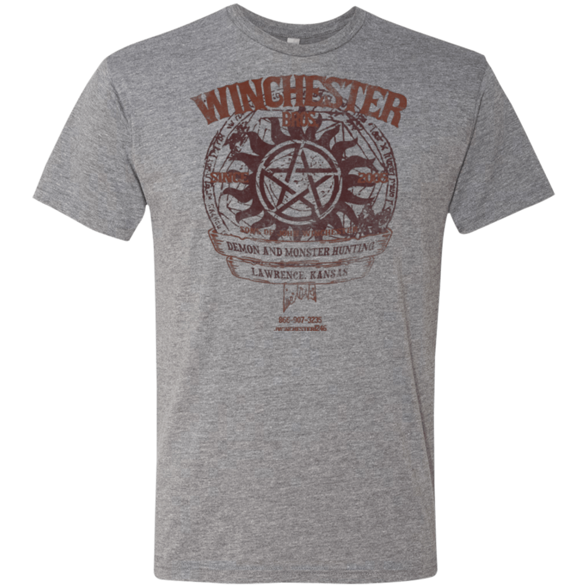 T-Shirts Premium Heather / Small Winchester Bros Men's Triblend T-Shirt