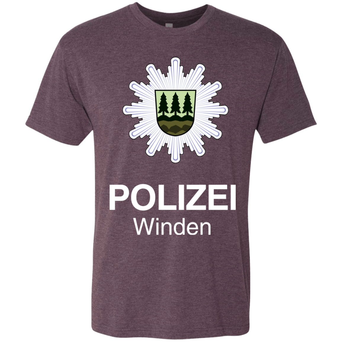 T-Shirts Vintage Purple / Small Winden Polizei Men's Triblend T-Shirt