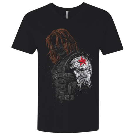 T-Shirts Black / X-Small Winter Soldier Men's Premium V-Neck