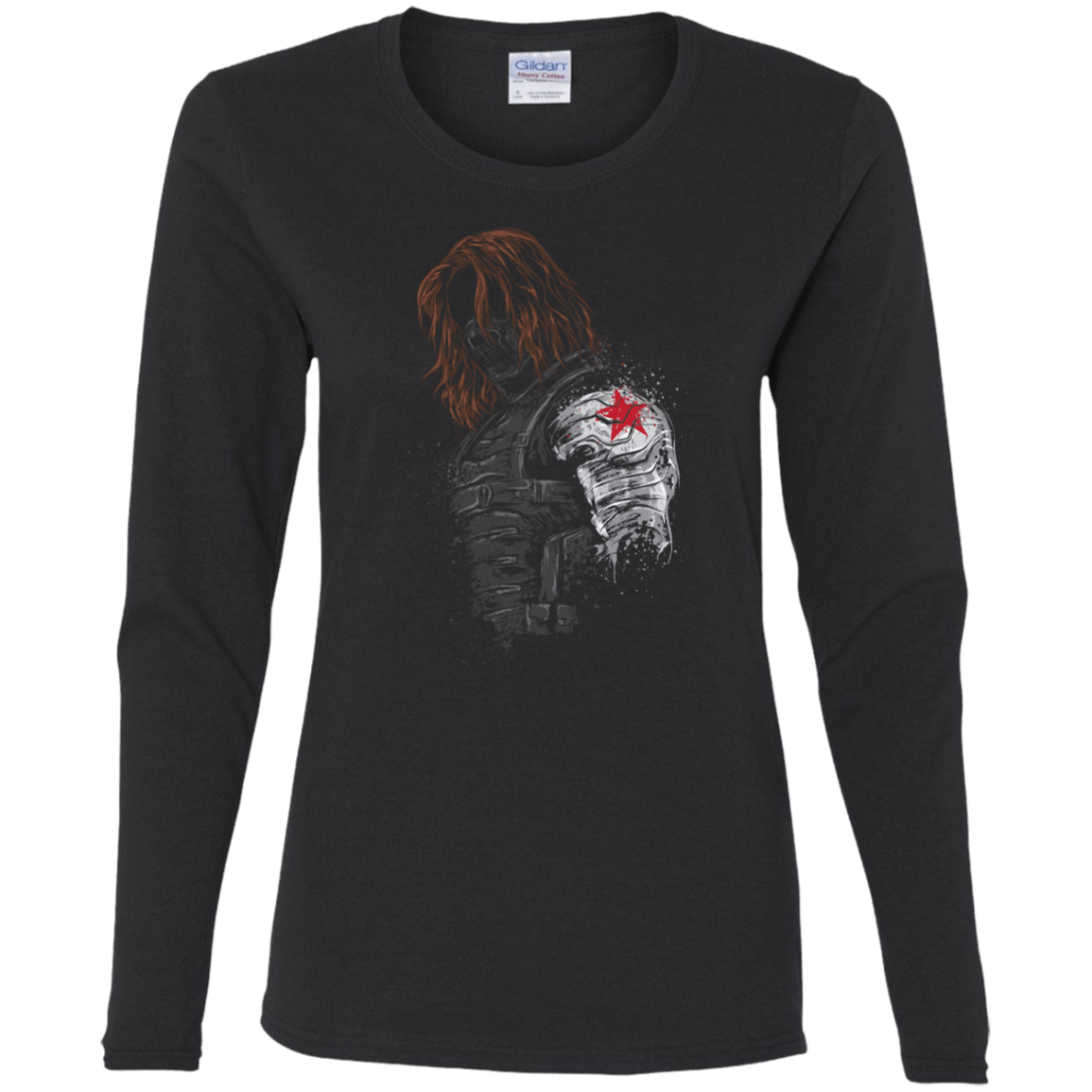 T-Shirts Black / S Winter Soldier Women's Long Sleeve T-Shirt