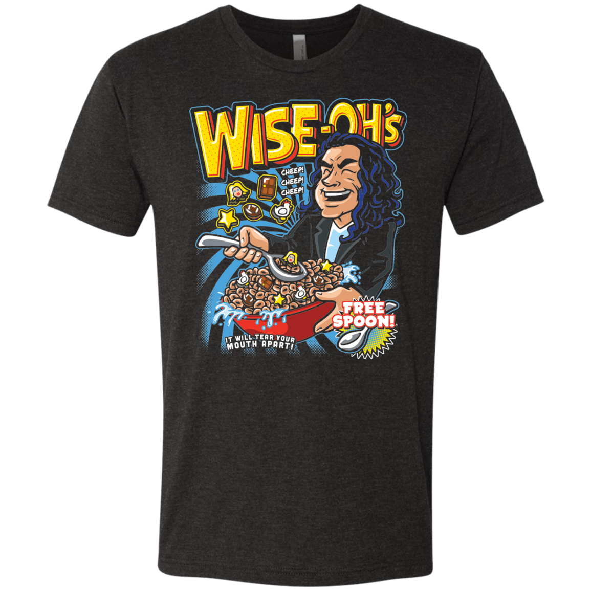 T-Shirts Vintage Black / S Wise-Oh's Men's Triblend T-Shirt