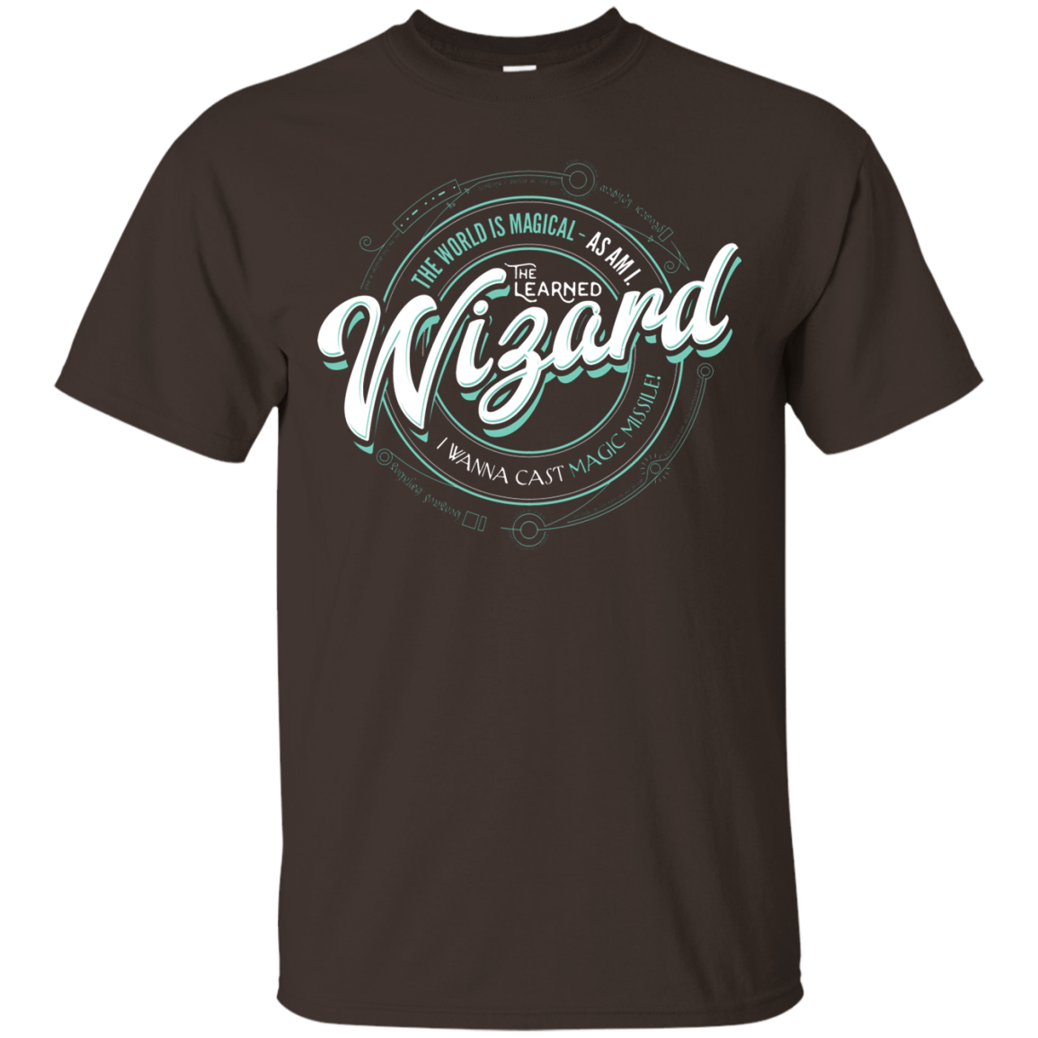 T-Shirts Dark Chocolate / S Wizard T-Shirt