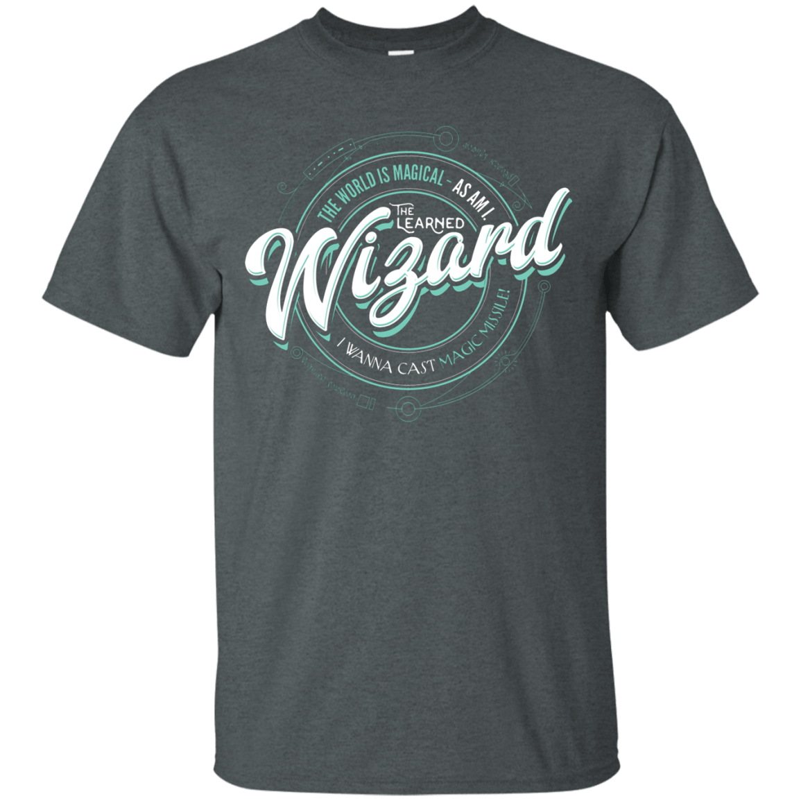 T-Shirts Dark Heather / S Wizard T-Shirt
