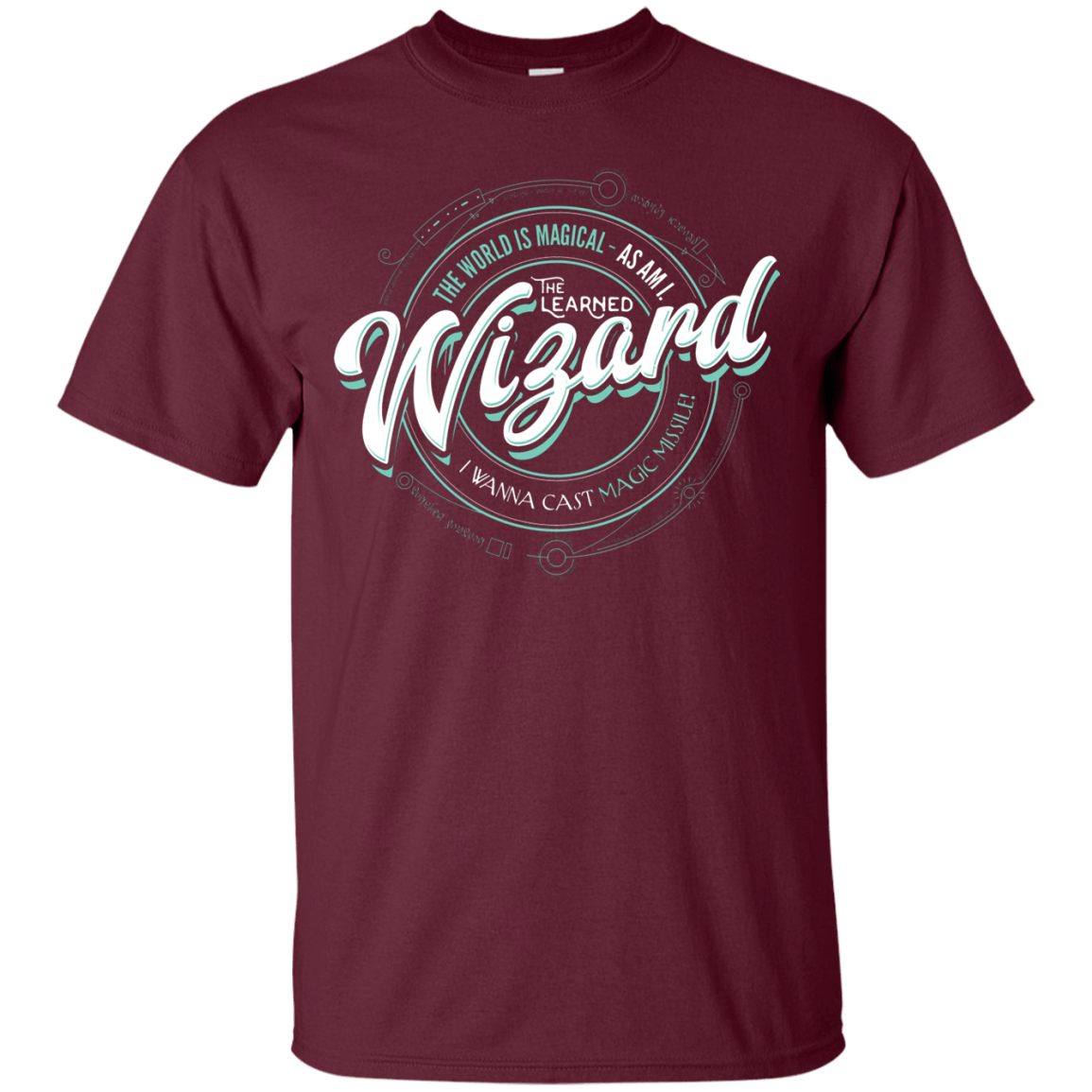 T-Shirts Maroon / S Wizard T-Shirt