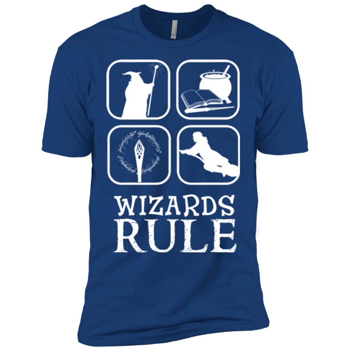 T-Shirts Royal / X-Small Wizards Rule Men's Premium T-Shirt