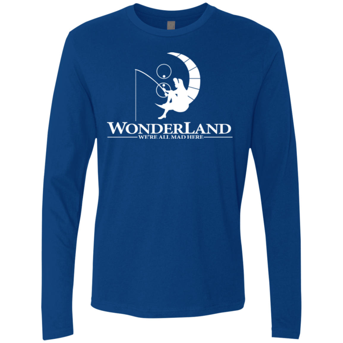 T-Shirts Royal / Small Wonderland Animation Men's Premium Long Sleeve