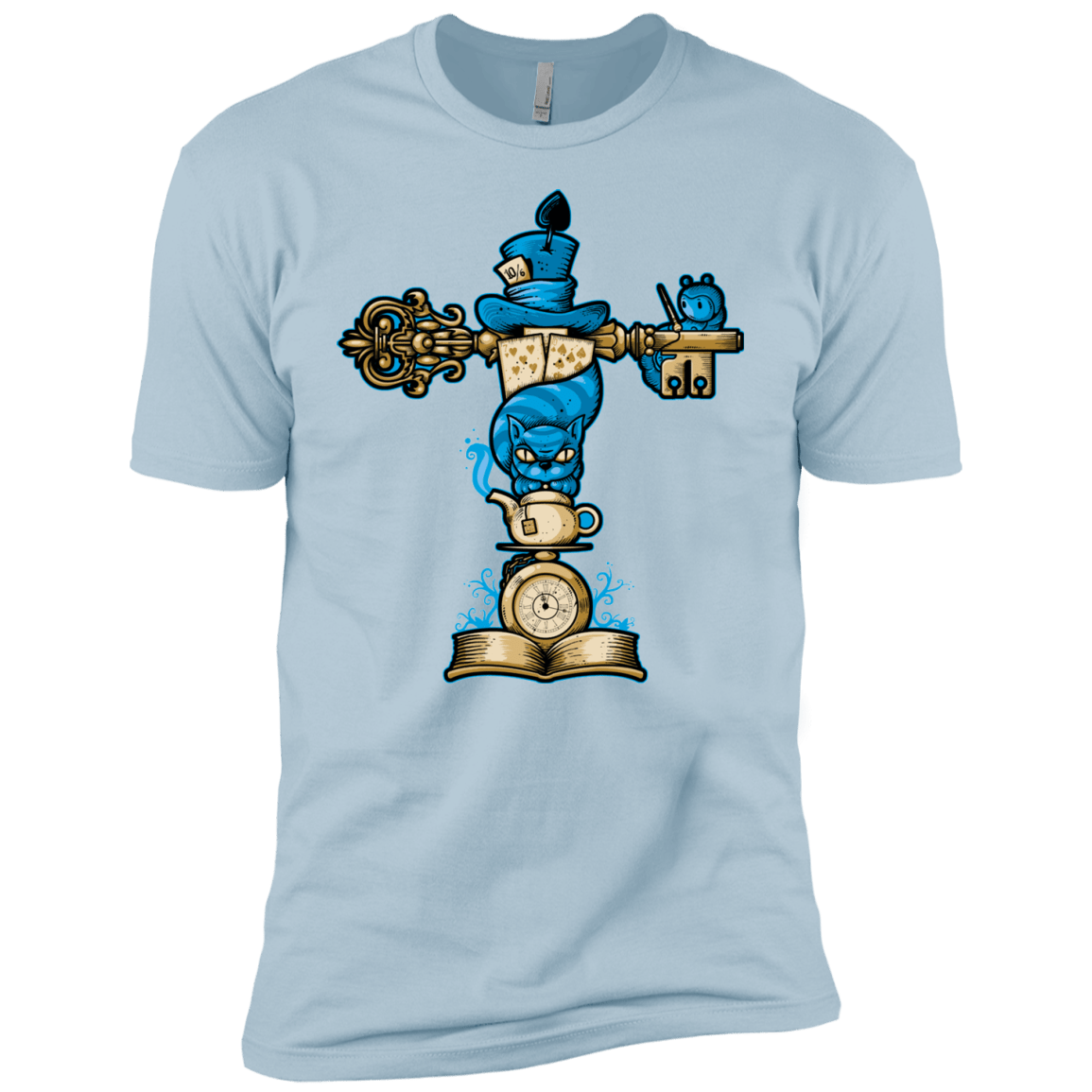T-Shirts Light Blue / YXS Wonderland Totem Boys Premium T-Shirt