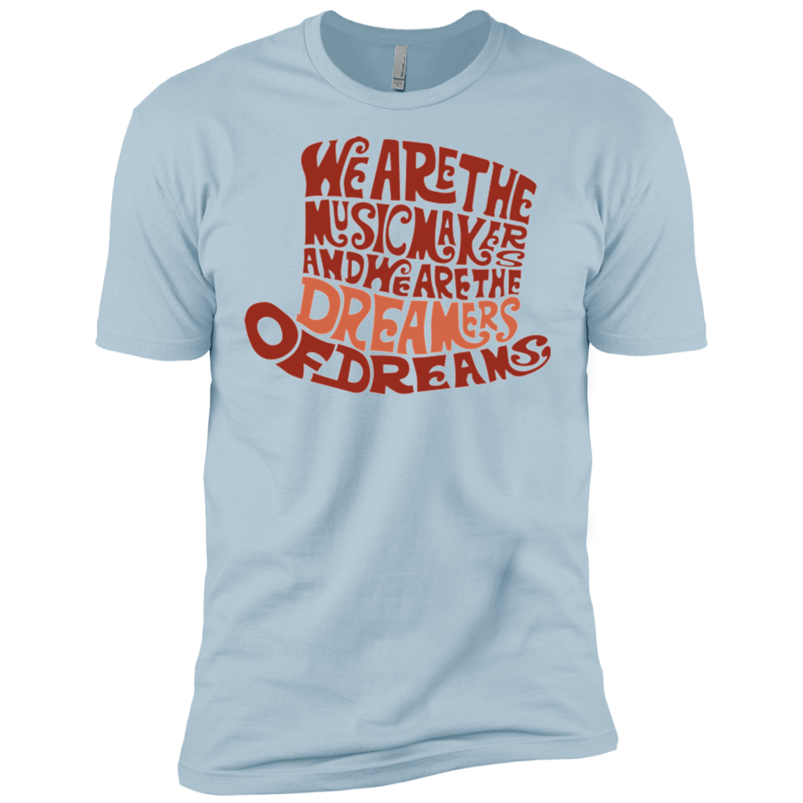 T-Shirts Light Blue / X-Small Wonka Brown Men's Premium T-Shirt