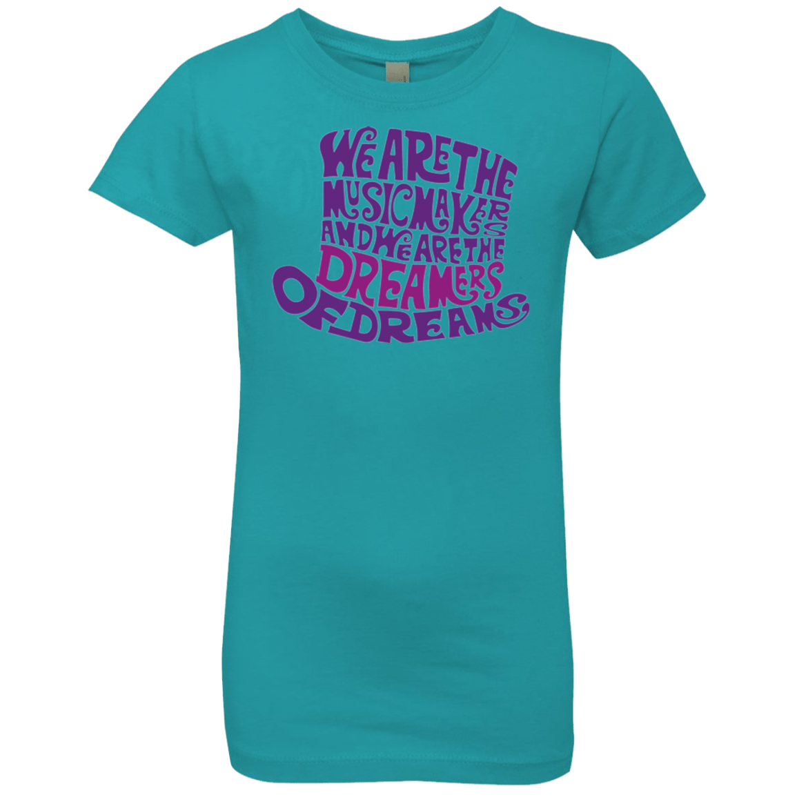 T-Shirts Tahiti Blue / YXS Wonka Purple Girls Premium T-Shirt