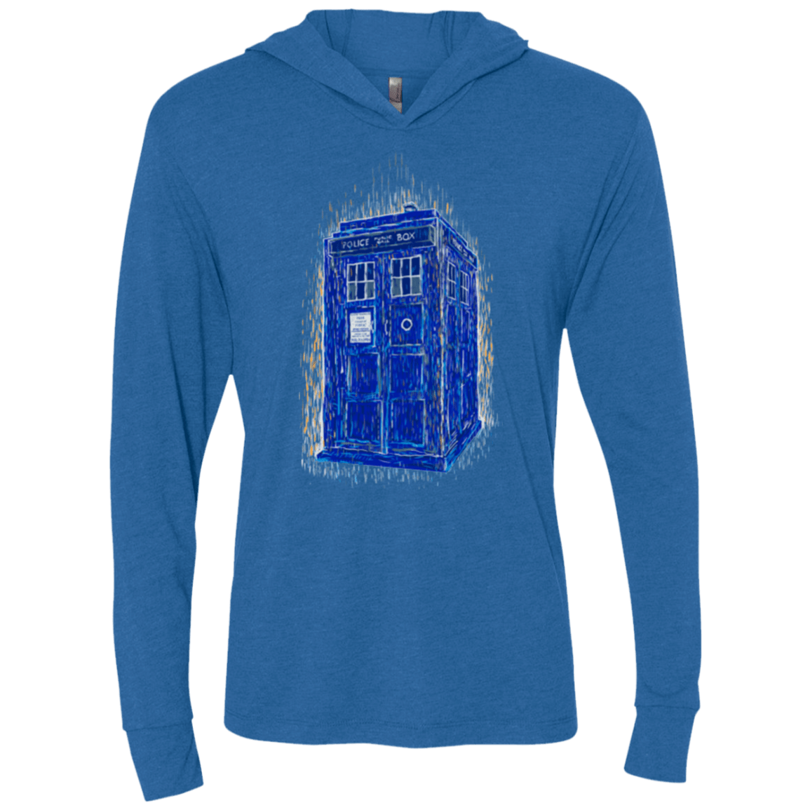 T-Shirts Vintage Royal / X-Small Woodcutardis Triblend Long Sleeve Hoodie Tee