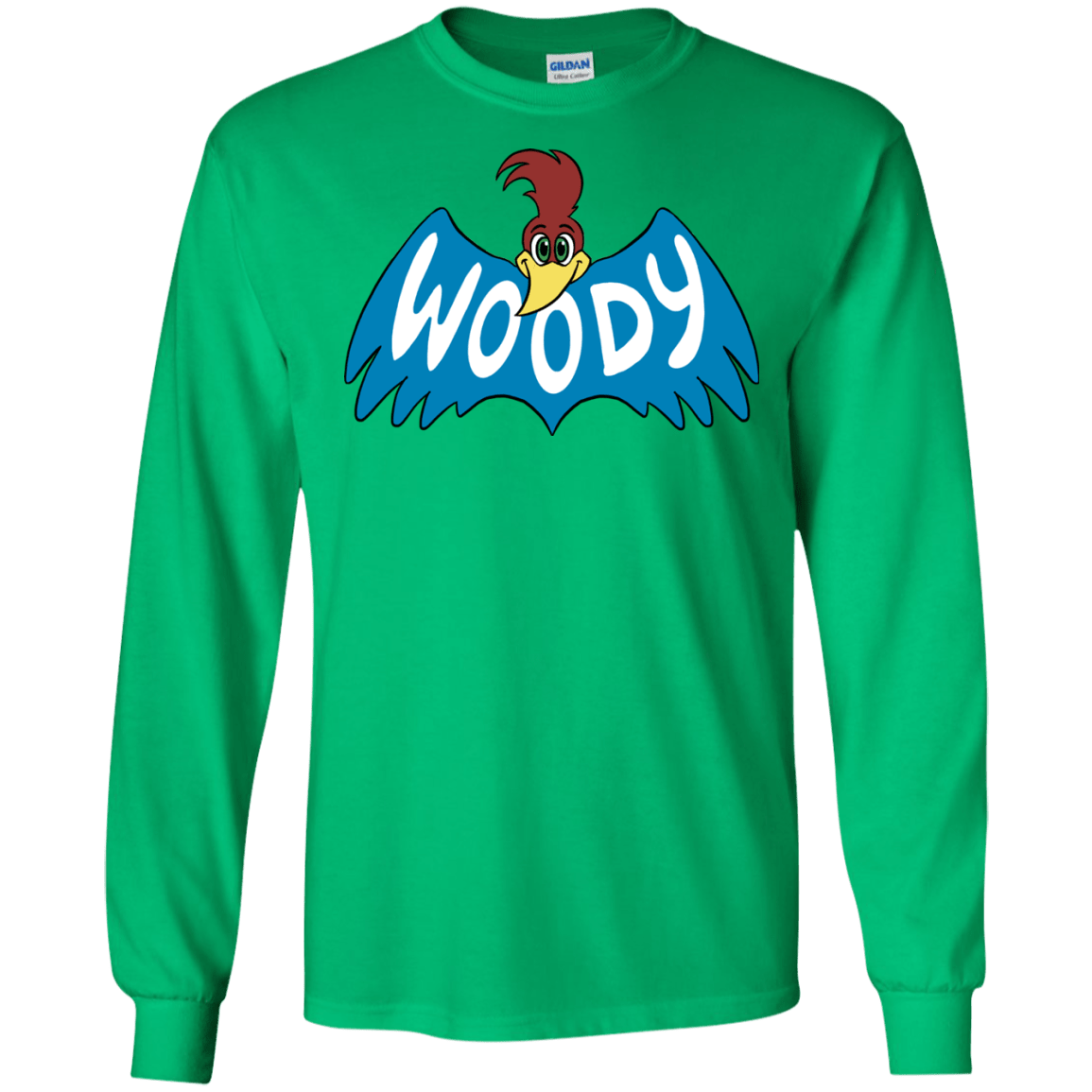 T-Shirts Irish Green / S Woodpecker Men's Long Sleeve T-Shirt