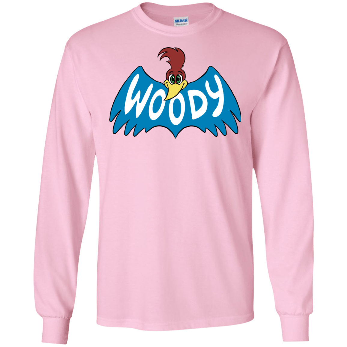 T-Shirts Light Pink / S Woodpecker Men's Long Sleeve T-Shirt