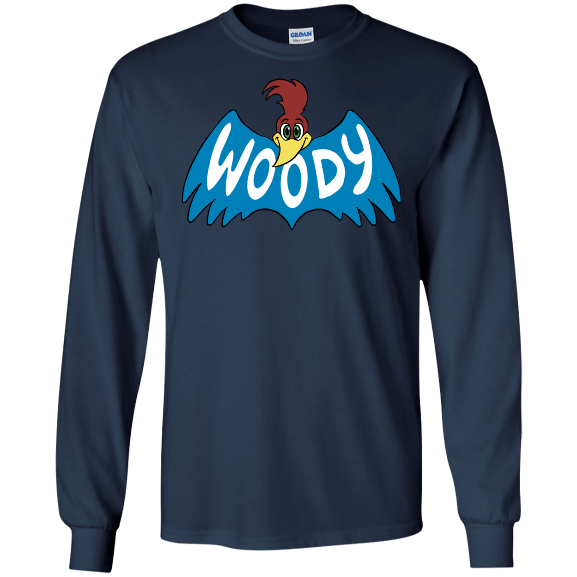 T-Shirts Navy / S Woodpecker Men's Long Sleeve T-Shirt