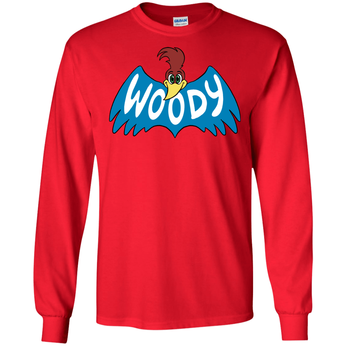 T-Shirts Red / S Woodpecker Men's Long Sleeve T-Shirt