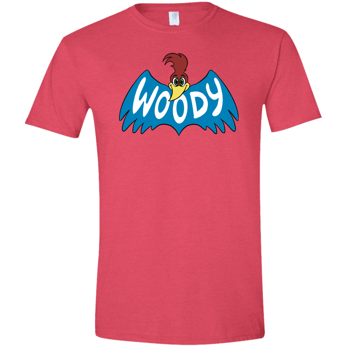 T-Shirts Heather Red / S Woodpecker Men's Semi-Fitted Softstyle