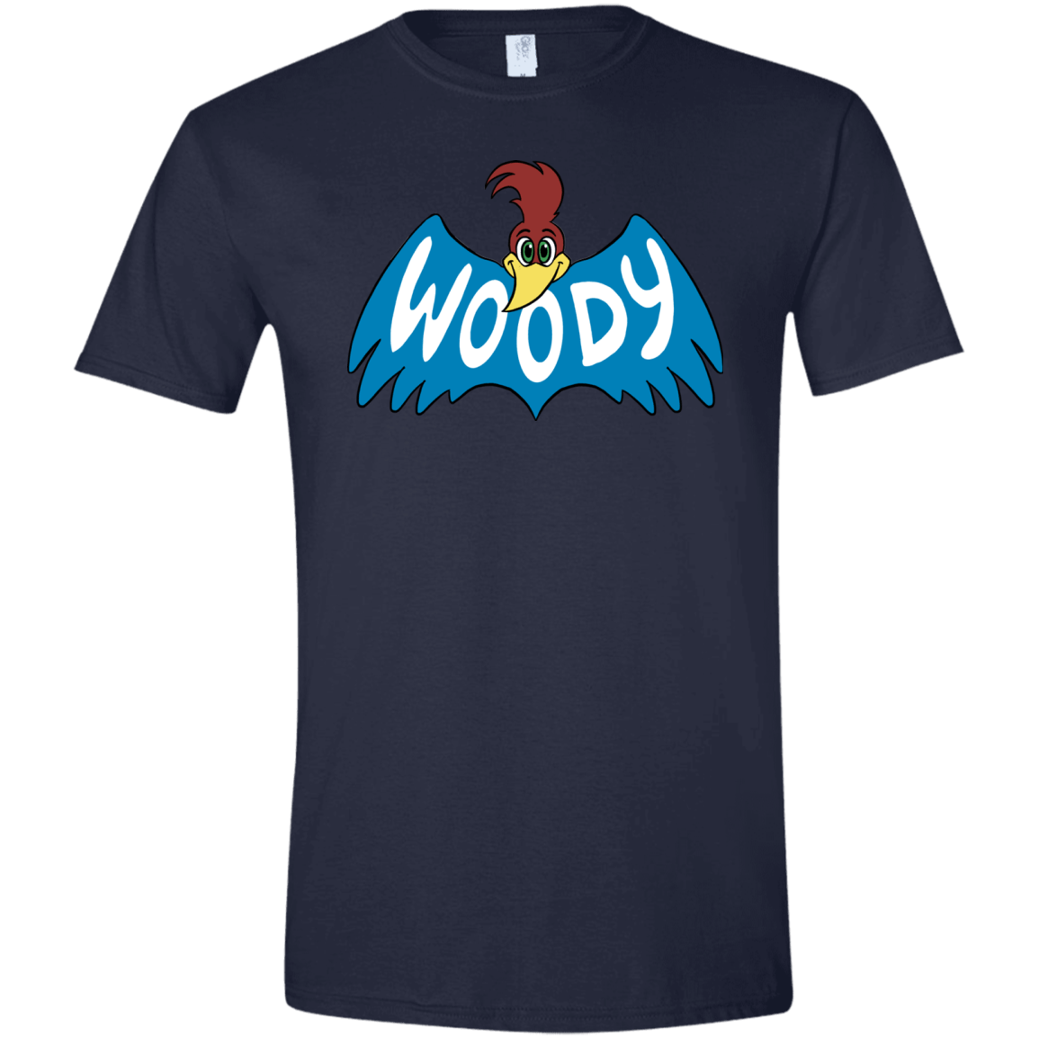 T-Shirts Navy / X-Small Woodpecker Men's Semi-Fitted Softstyle