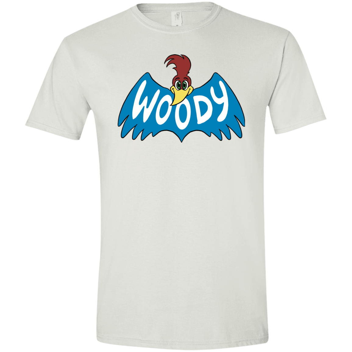 T-Shirts White / X-Small Woodpecker Men's Semi-Fitted Softstyle