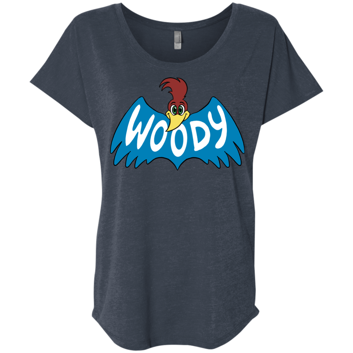 T-Shirts Vintage Navy / X-Small Woodpecker Triblend Dolman Sleeve