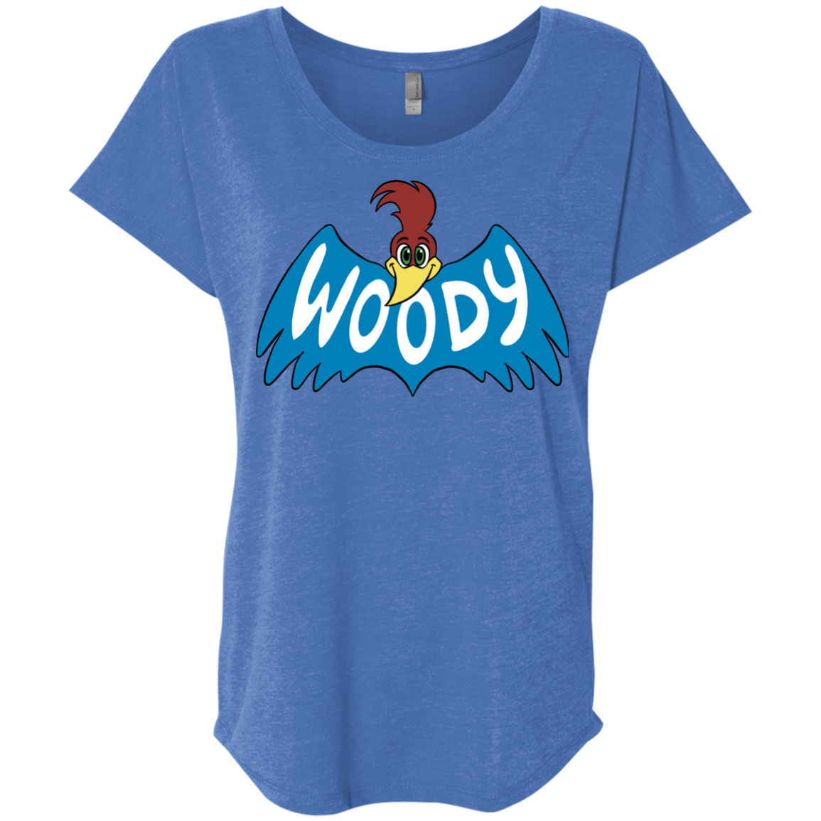 T-Shirts Vintage Royal / X-Small Woodpecker Triblend Dolman Sleeve